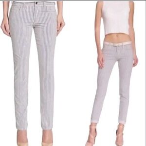 JOE’s Weekender Collection • Blue Stripe Slim Fit Pants Jeans • Size 26 • Navy